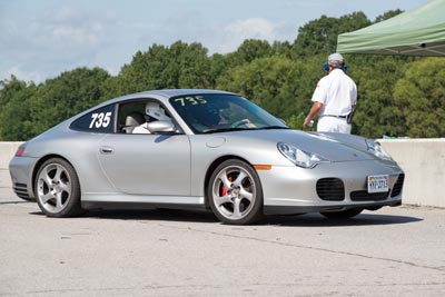 photo of Bill Speidell being released
from the cold pits at VIR