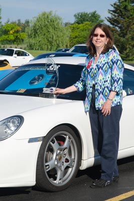 Sherry Westfall with PCA
trophy