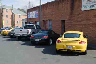 Porsches at Durty Nellys