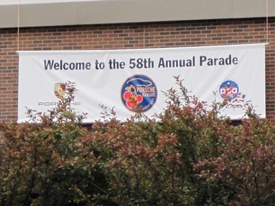 2013 Parade welcoming banner