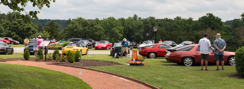 Porsches at the 2018 RPM concours