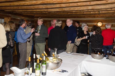 photo of the rescheduled Holiday
Party in Michie Tavern