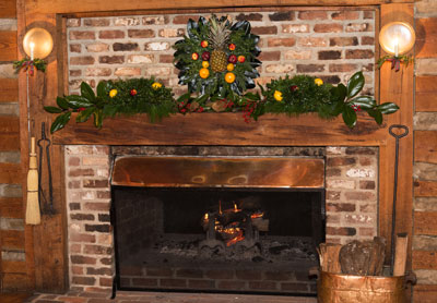 photo of fireplace
in Michie Tavern